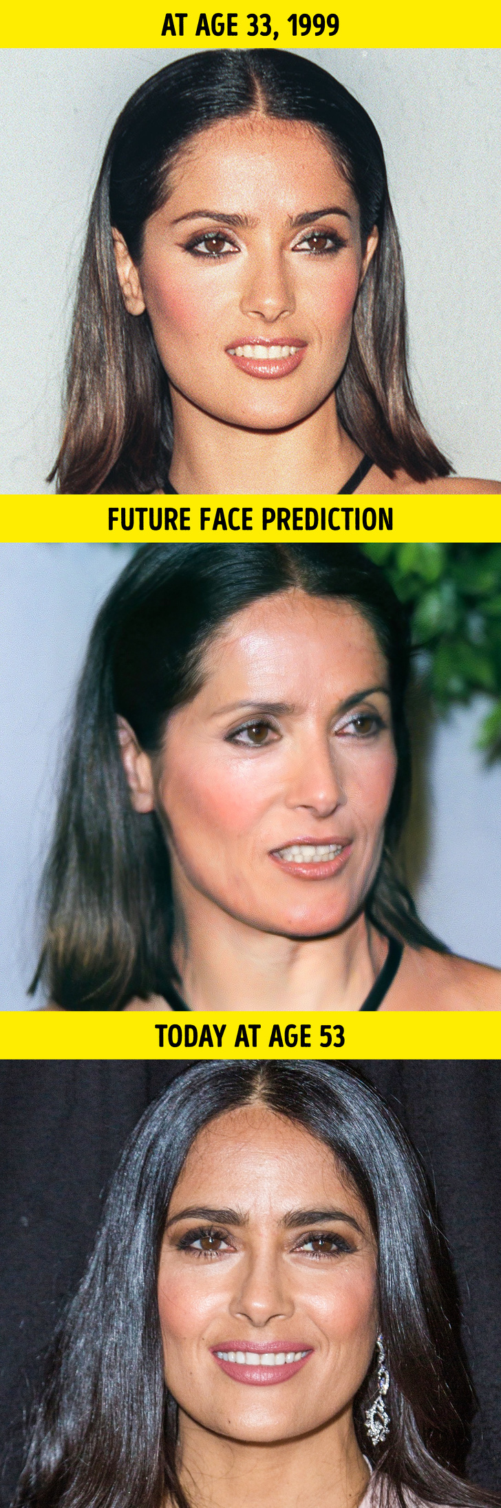 A Plastic Surgeon Reveals How 10 Celebrities Would Look If They Aged Like Average People