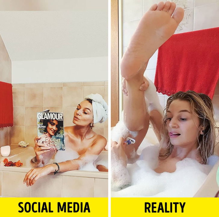 A Woman Reveals the Truth Behind Those “Perfect” Images on Social Media