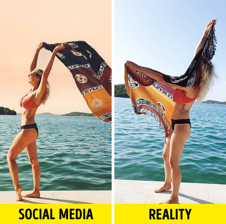 A Woman Reveals the Truth Behind Those “Perfect” Images on Social Media