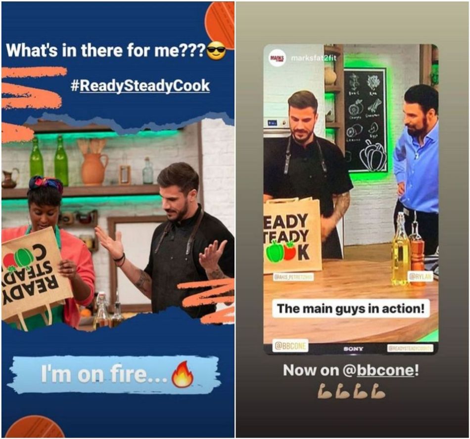 ακης πετρετζικης ready steady cook in action