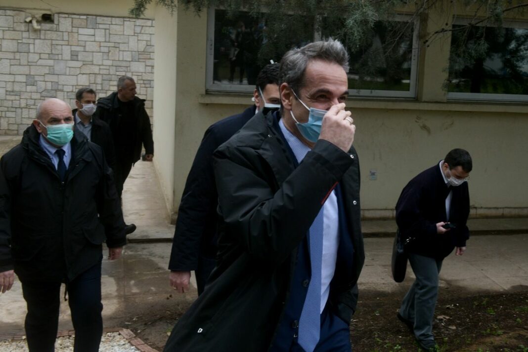Μητσοτακης μασκα