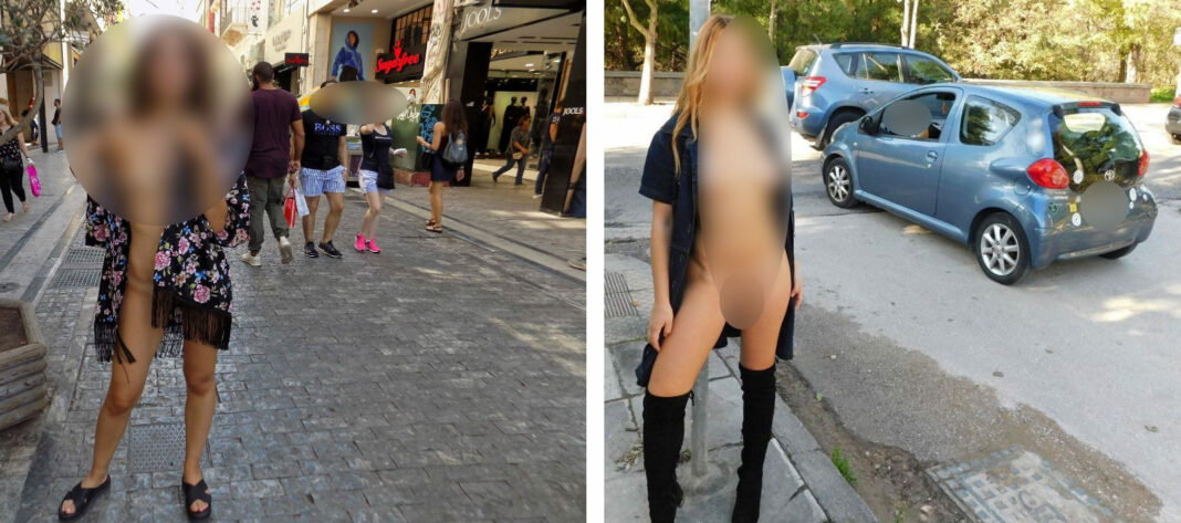 Απόλυτος ξεπεσμός! Σοκάρουν οι φωτογραφίες Ελληνίδων που ξεγυμνώνονται μπροστά στα μάτια περαστικών για λίγα.. ευρώ