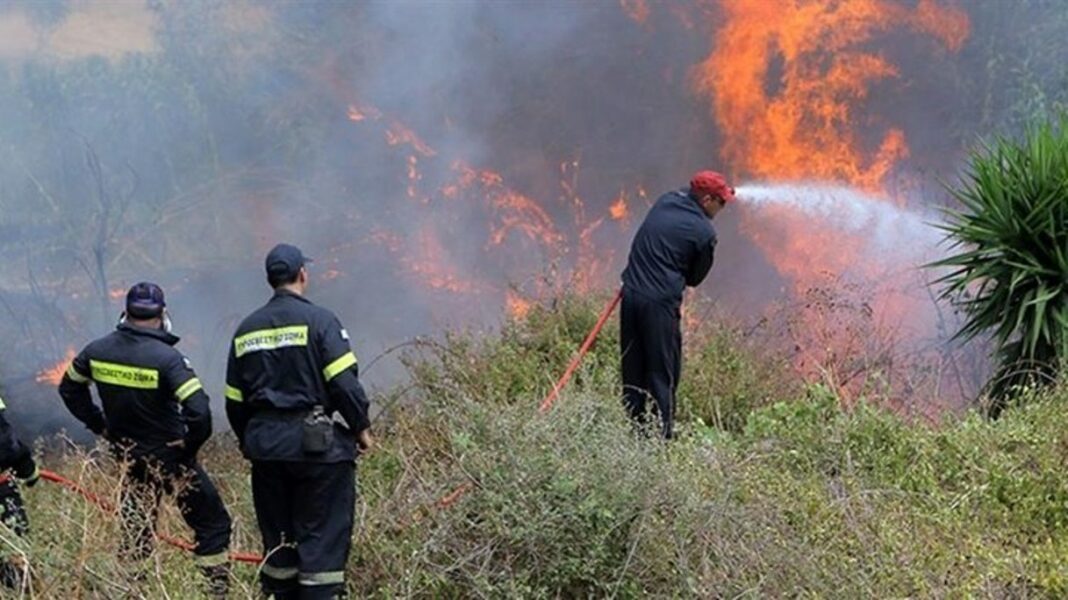 Πυρκαγιά στο Σουφλί φωτια πυροσβεστες