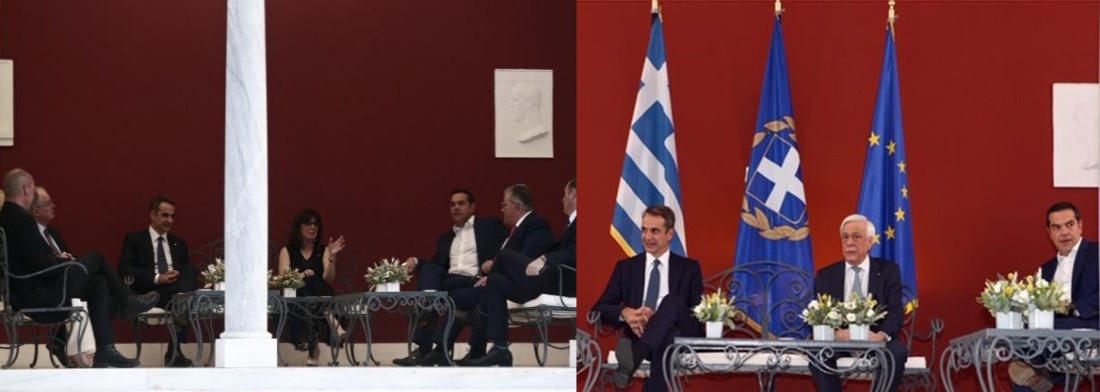 Υποστολή σημαίας στο Προεδρικό Μέγαρο! Αφαίρεσαν την ελληνική, την  ευρωπαϊκή και την προεδρική με το θυρεό από το κιόσκι | newsbreak