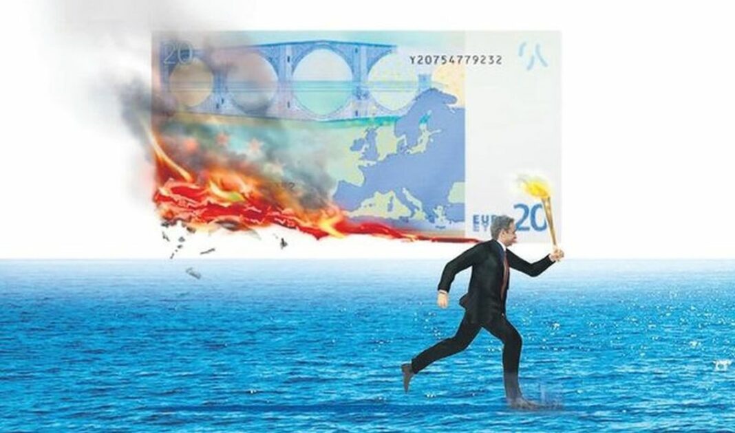 μητσοτάκης νερό φωτιά ευρώ
