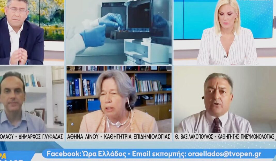 Αρπάχτηκαν στον αέρα Λινού-Βασιλακόπουλος για τα εμβόλια και τη μετάλλαξη Δέλτα (video)