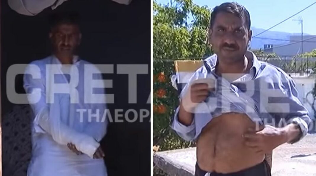 Παραδόθηκαν οι 7 Κρητικοί που έσπασαν στο ξύλο τους Πακιστανούς εργάτες (video) pakistanoi