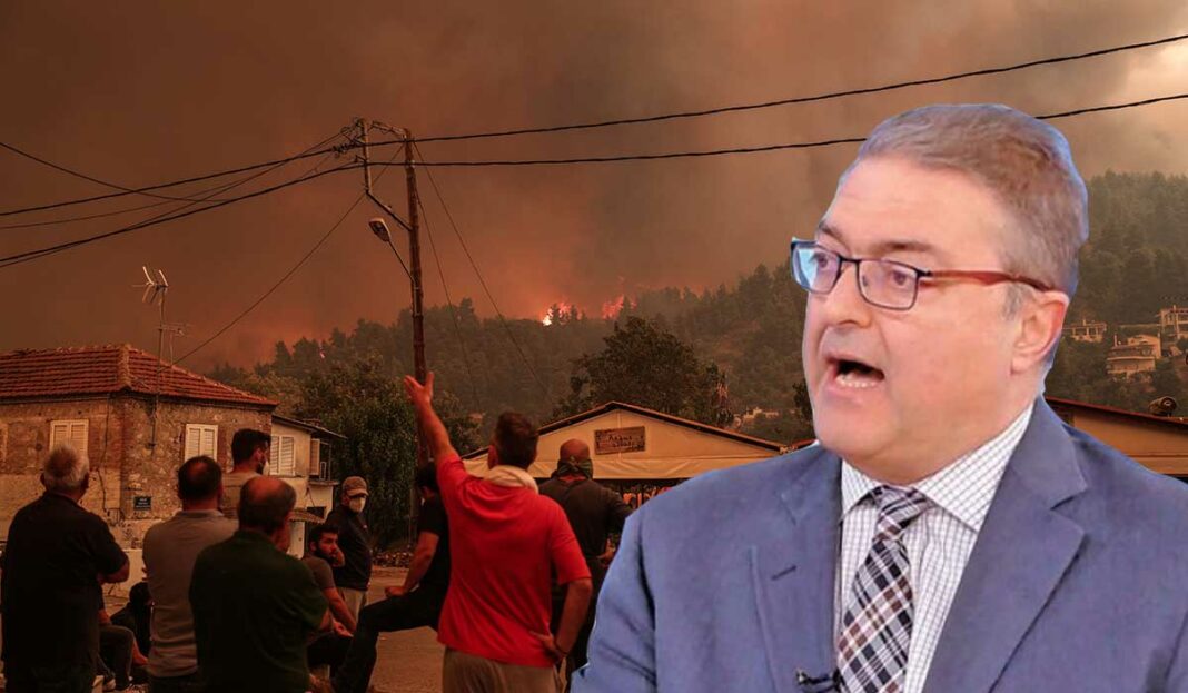 Εξοργιστική δήλωση Βασιλακόπουλου! Ο κόσμος καίγεται και αυτός ζητάει να φορούν... μάσκες (video) vasilakopoylos