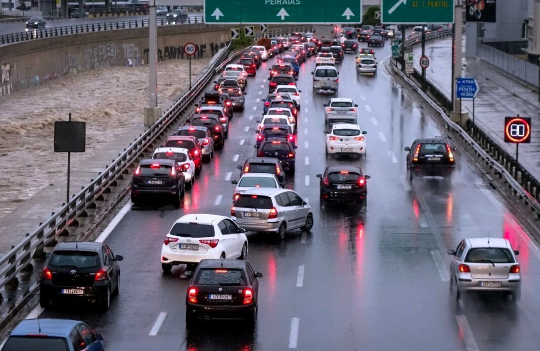 Έκτακτα μέτρα λόγω «Μπάλλου»: Απαγόρευση κυκλοφορίας σε Κηφισό και παραλιακή, ενθαρρύνεται η τηλεργασία (video)