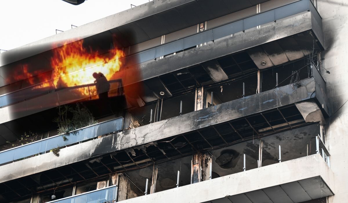Συγκλονισμένος ο δημοσιογράφος που είδε τον άνδρα να καίγεται στο μπαλκόνι  του στην Αγίου Μελετίου…