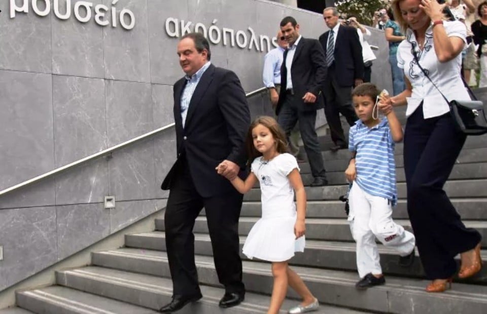 kostas karamanlis family