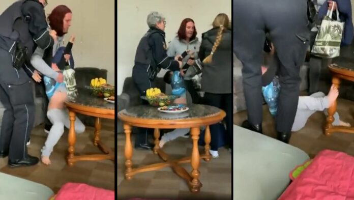 Σάλος στη Γερμανία με βίντεο που δείχνει αστυνομικούς να απομακρύνουν βίαια αγοράκι από την οικογένειά του