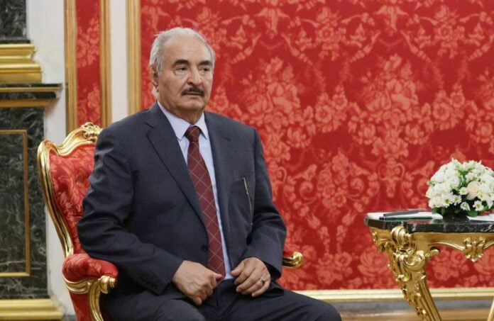 Russian President Putin meets with Libyan commander Haftar in Moscow