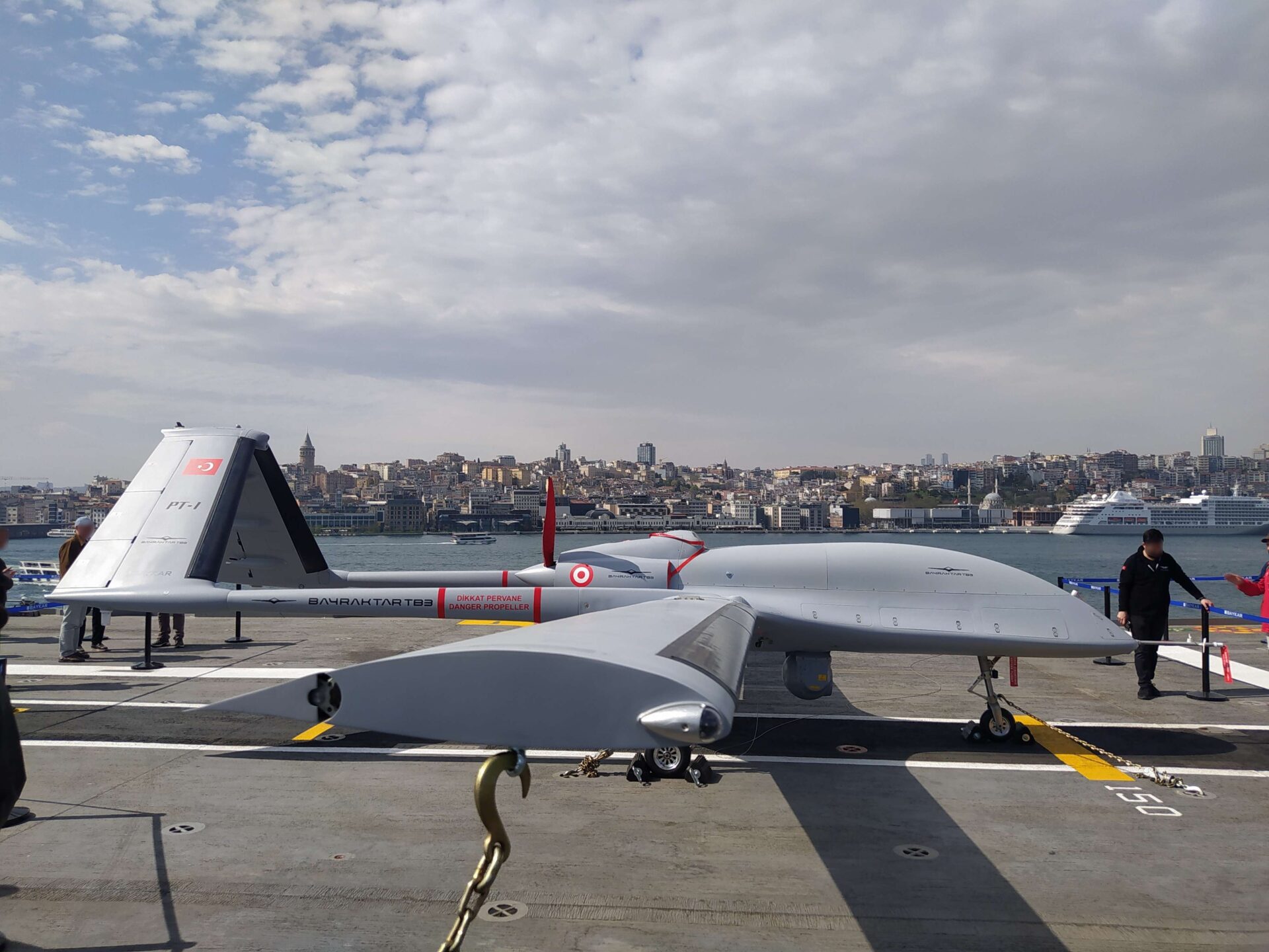 Τουρκία baykar drone σε πλοίο