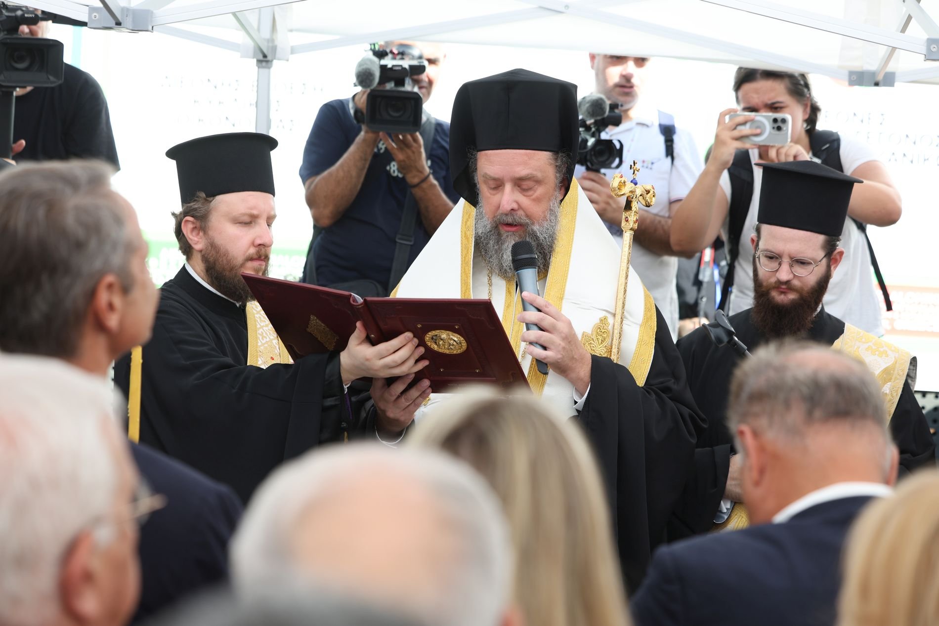 Στα εγκαίνια της 89ης ΔΕΘ ο Κυριάκος Μητσοτάκης - Ο αγιασμός και οι συναντήσεις