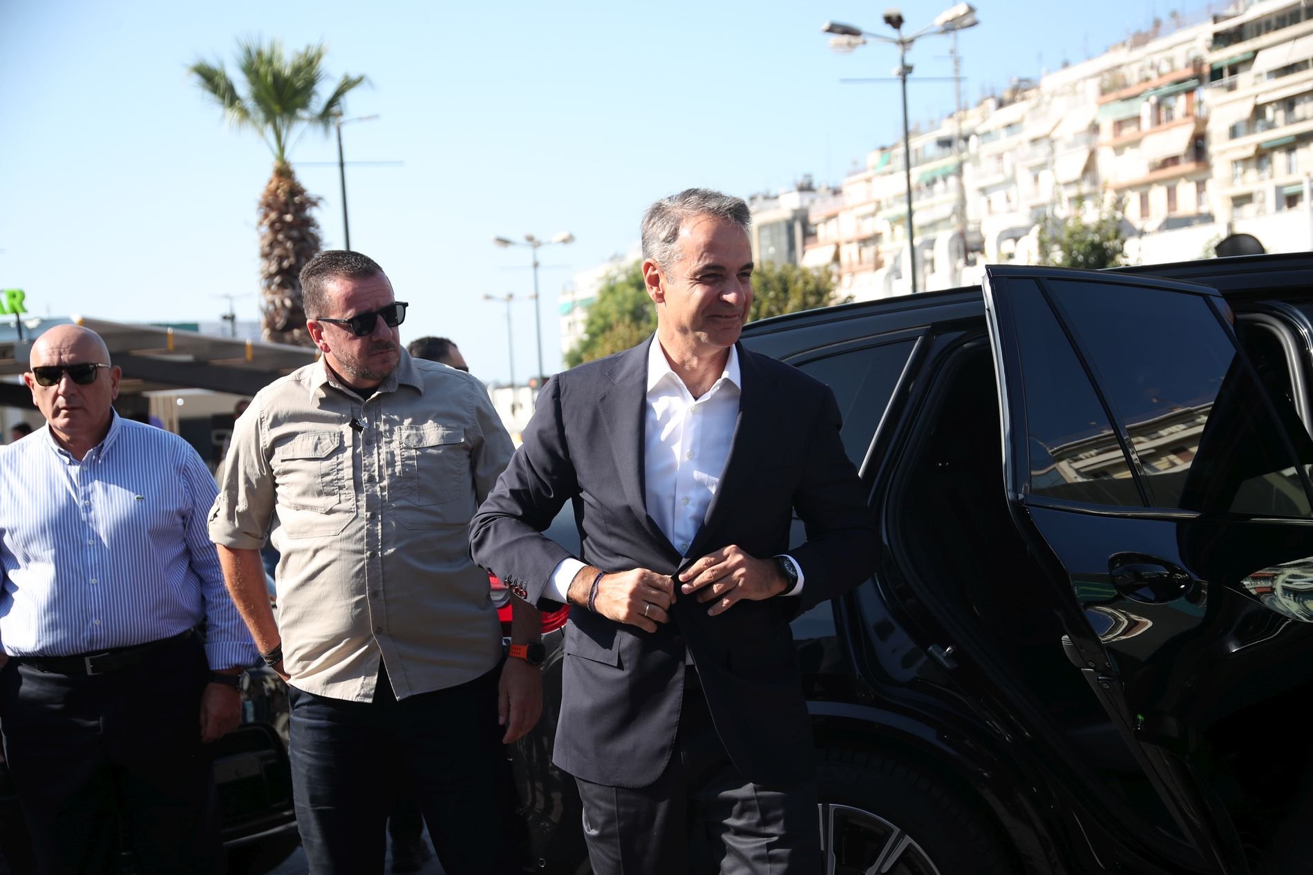 Στα εγκαίνια της 89ης ΔΕΘ ο Κυριάκος Μητσοτάκης - Ο αγιασμός και οι συναντήσεις