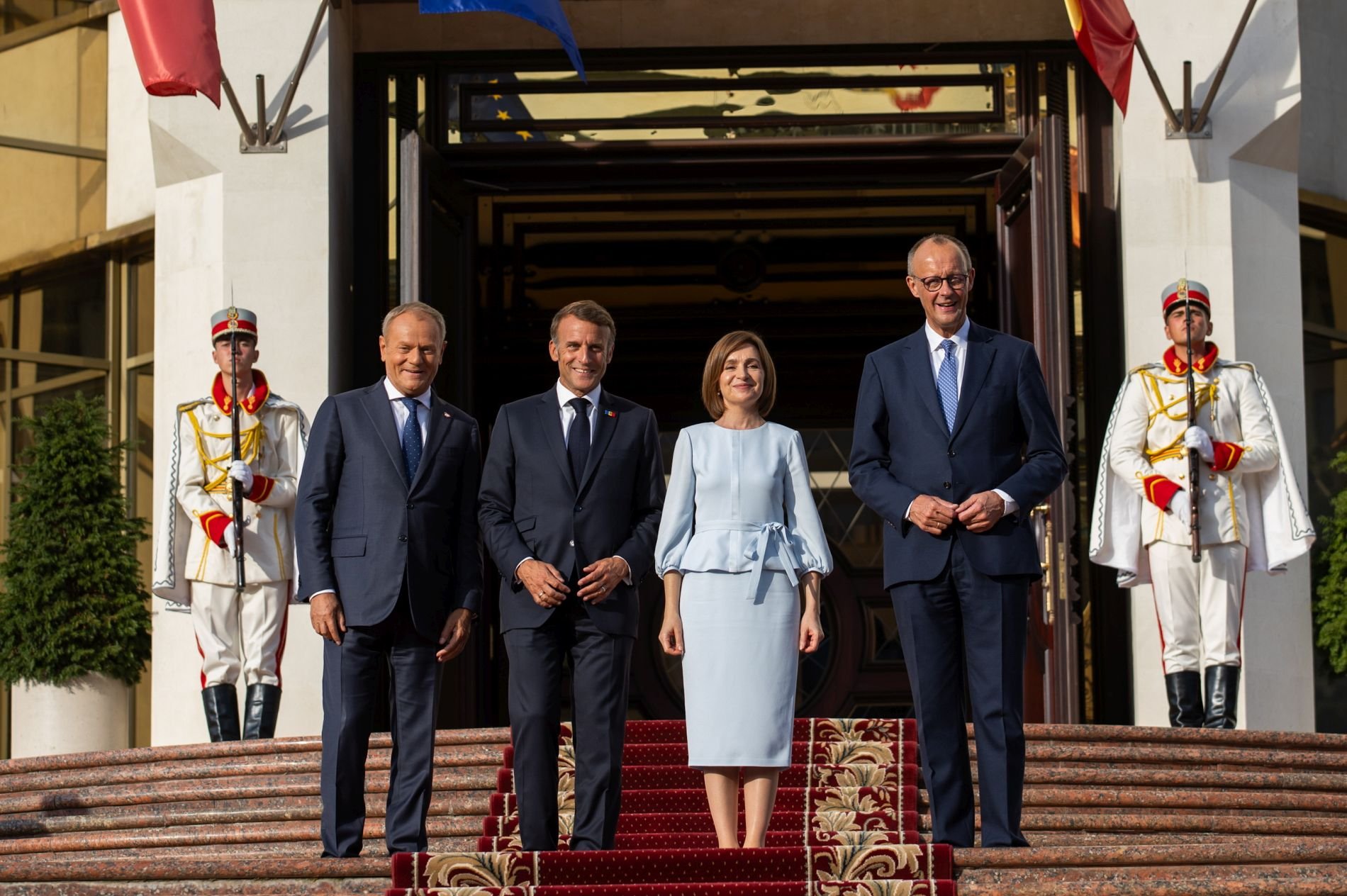 Μακρόν, Μερτς, Σάντου, Τουσκ, Μολδαβία