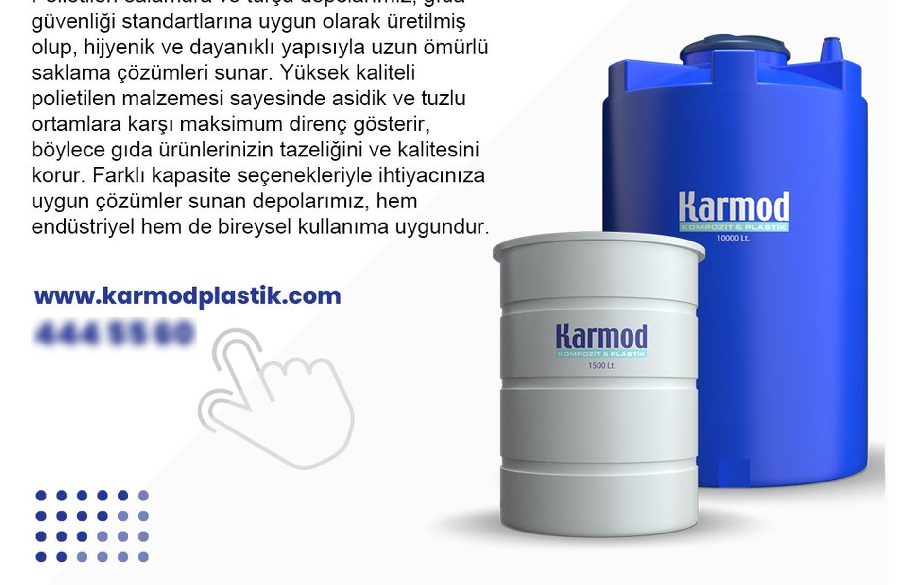 Η τουρκική εταιρεία Karmod εξάγει δεξαμενές αποθήκευσης άλμης στην Ελλάδα