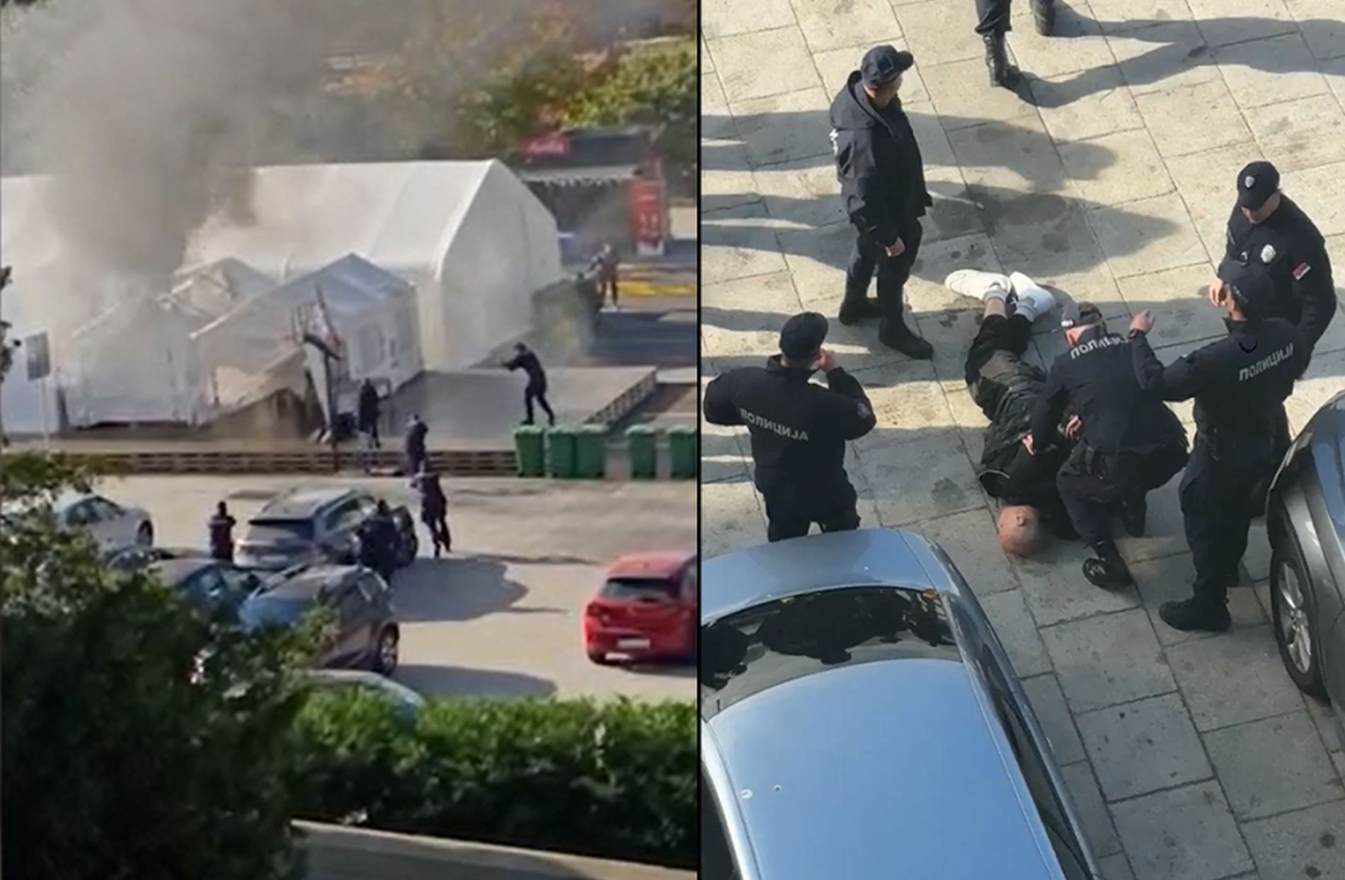 Σερβία: Πυροβολισμοί έξω από το κοινοβούλιο!