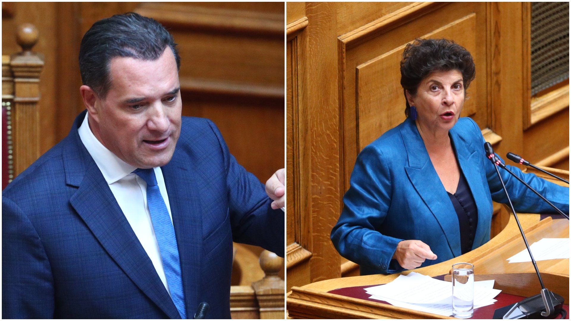 «Τα χάπια σας τα πήρατε;»: Χαμός στη Βουλή με Μάλαμα – Γεωργιάδη