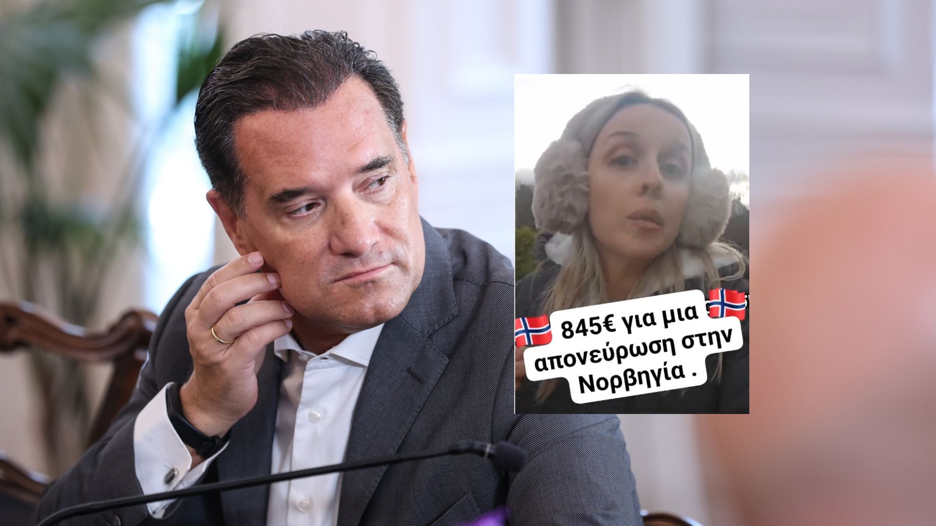 Ο Άδωνις Γεωργιάδης μετάνιωσε πικρά την ανάρτηση με την Ελληνίδα στη Νορβηγία 