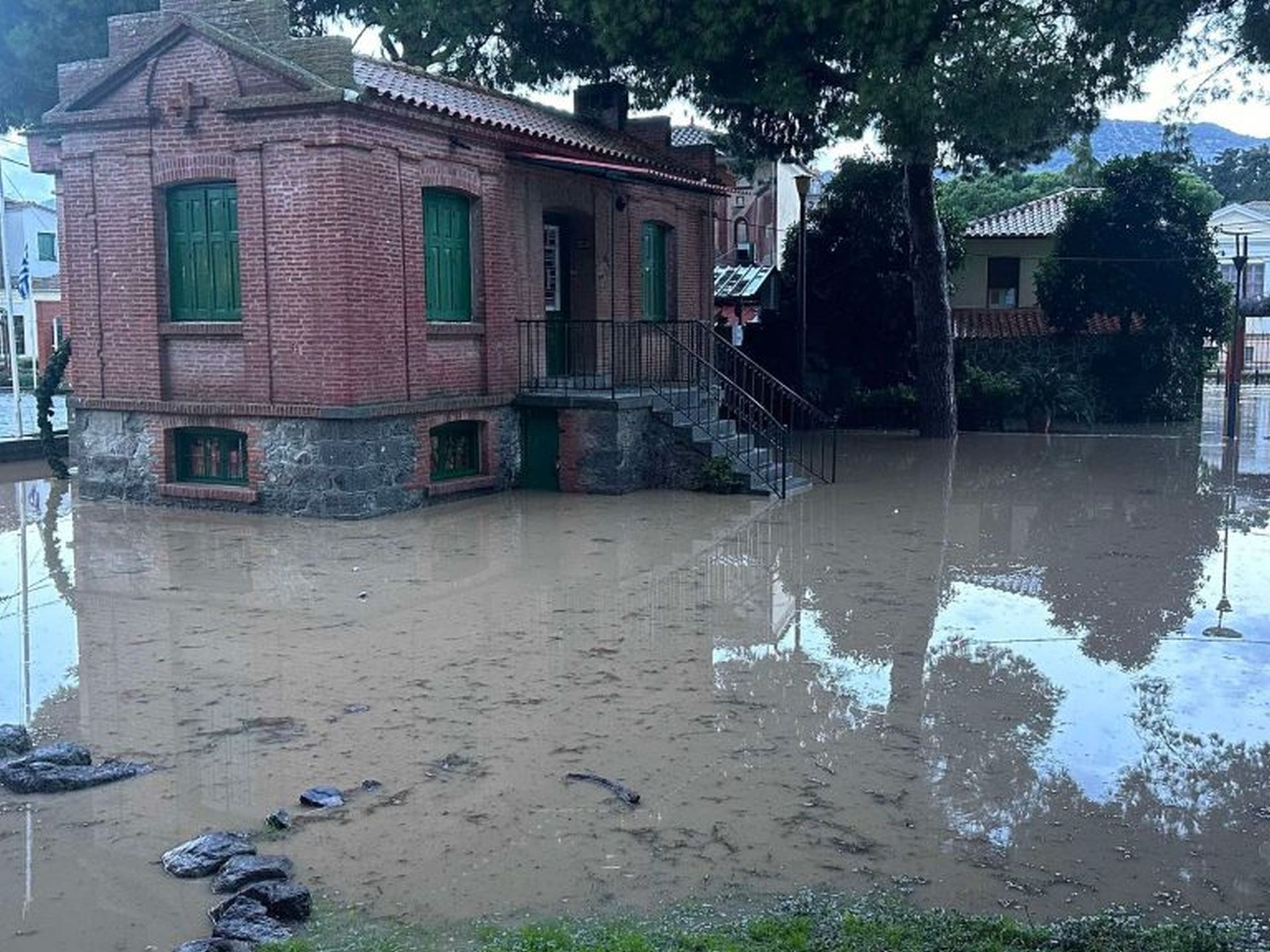 Λέσβος, κακοκαιρία, Καλλονή