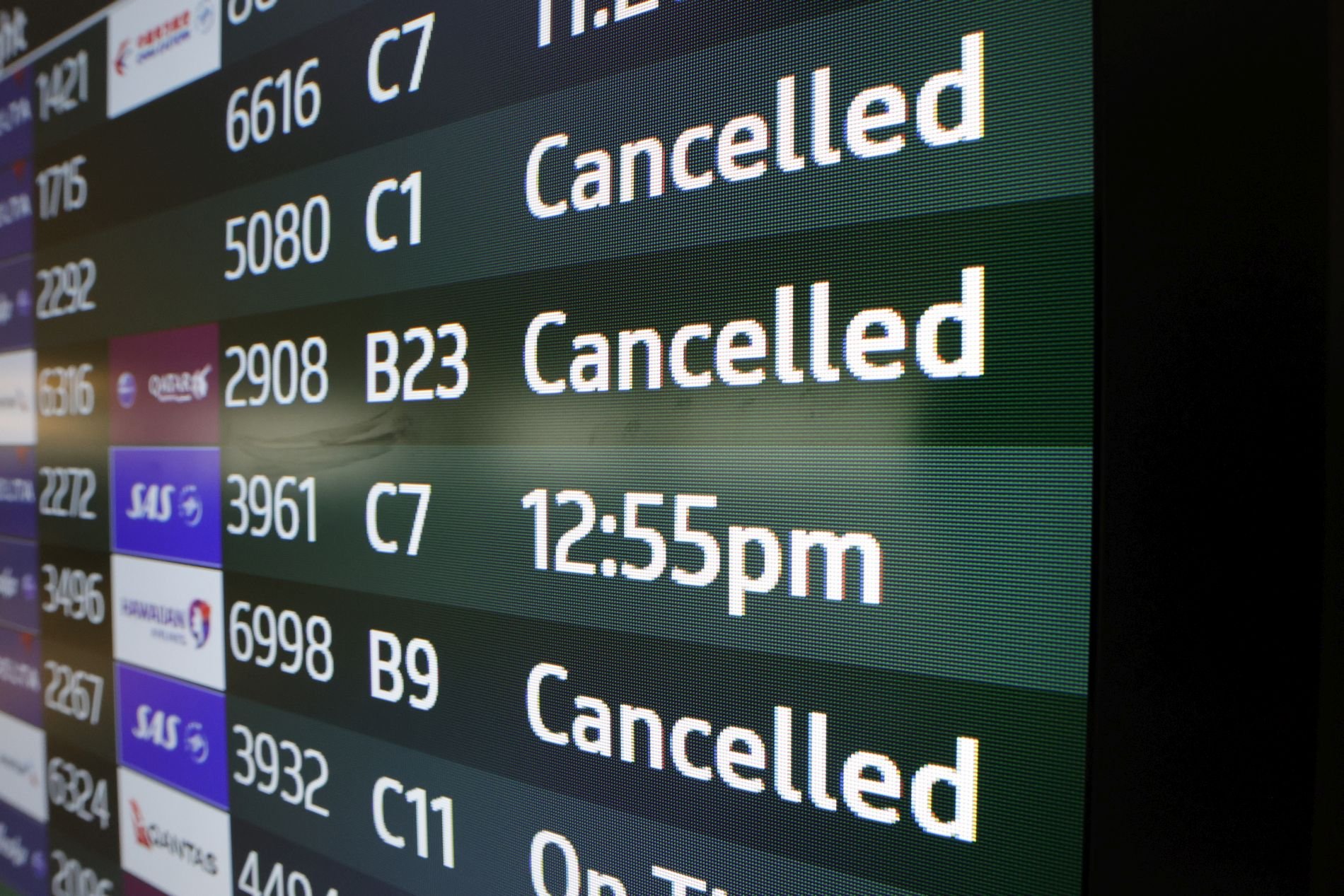 ακυρωμένες πτήσεις, ΗΠΑ, shutdown