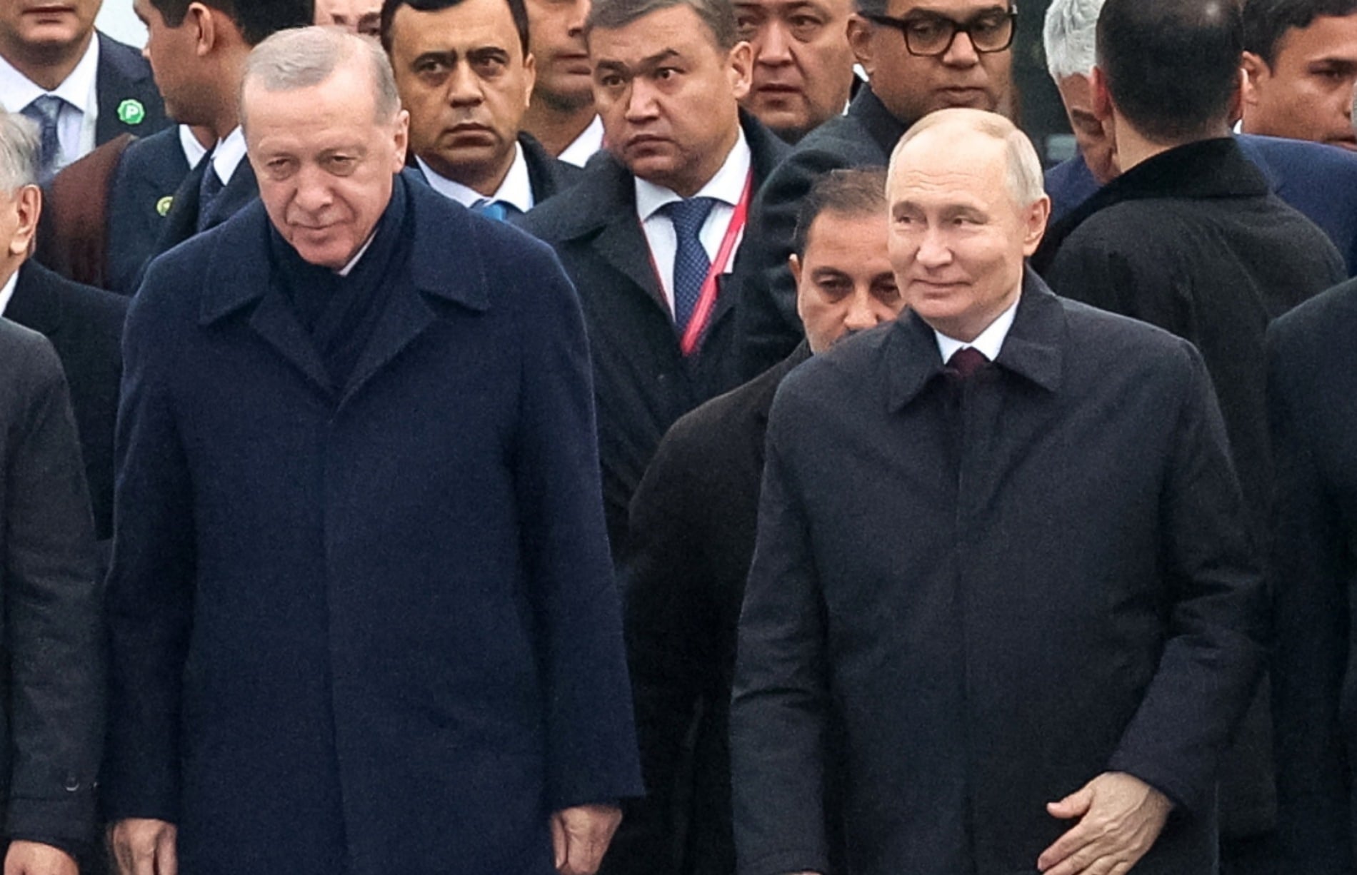 Ταγίπ Ερντογάν Βλαντιμίρ Πούτιν Τουρκμενιστάν