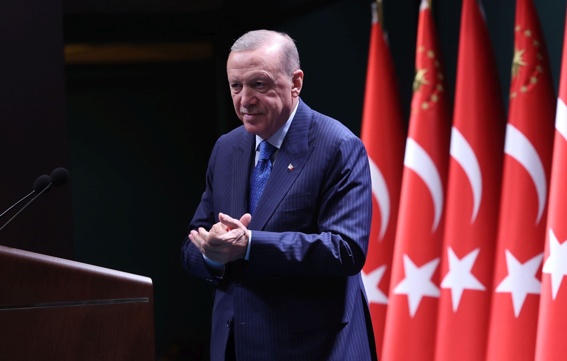 Ερντογάν, σημαίες Τουρκίας