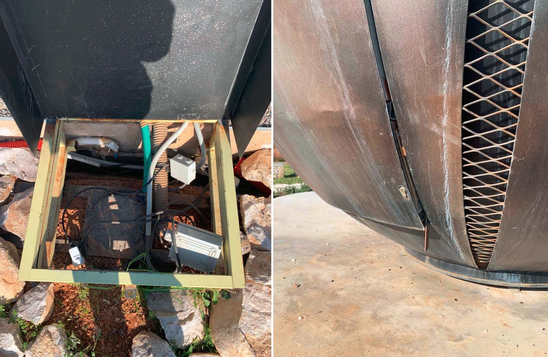 Μνημείο, Μάτι, βανδαλισμός