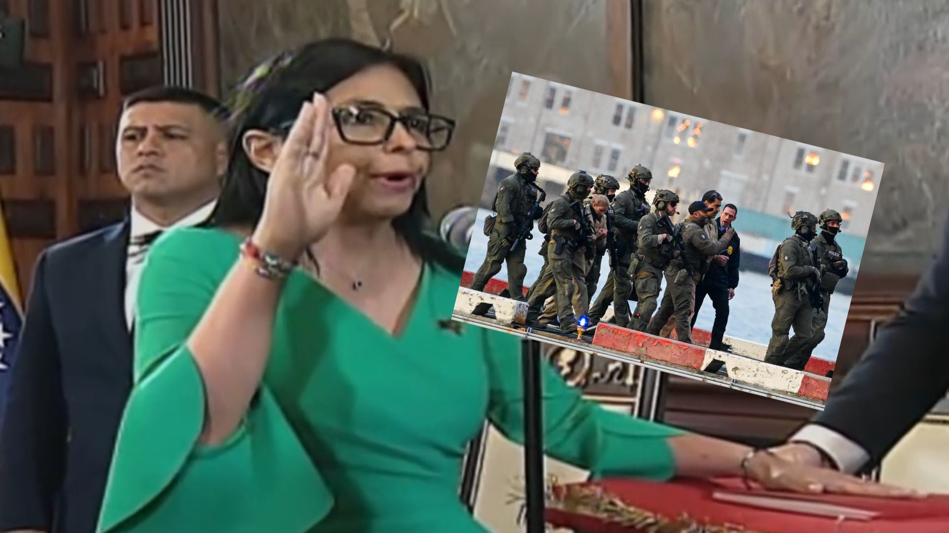 Βενεζουέλα: Η Ροντρίγκες ορκίστηκε προσωρινή πρόεδρος – «Αιχμάλωτος πολέμου» δήλωσε ο Μαδούρο