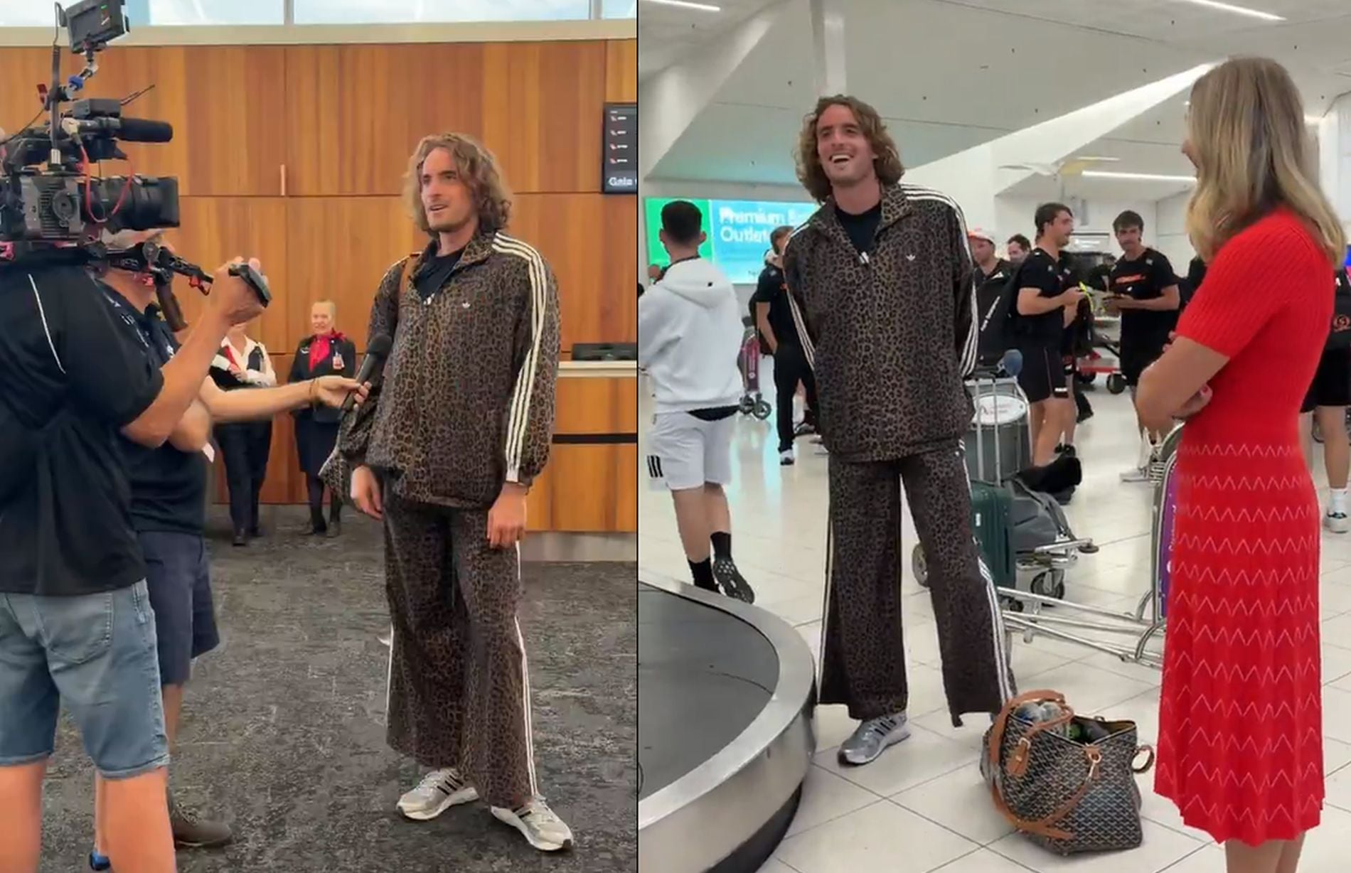 Η εμφάνιση του Στέφανου Τσιτσιπά που δίχασε