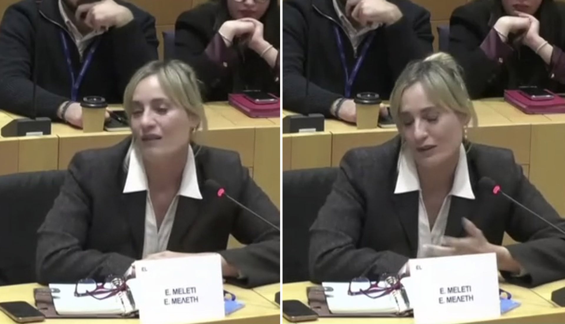 Συντετριμμένη η Ελεονώρα Μελέτη: «Είμαι εδώ ως γυναίκα, η οποία έχει υπάρξει θύμα κακοποίησης»