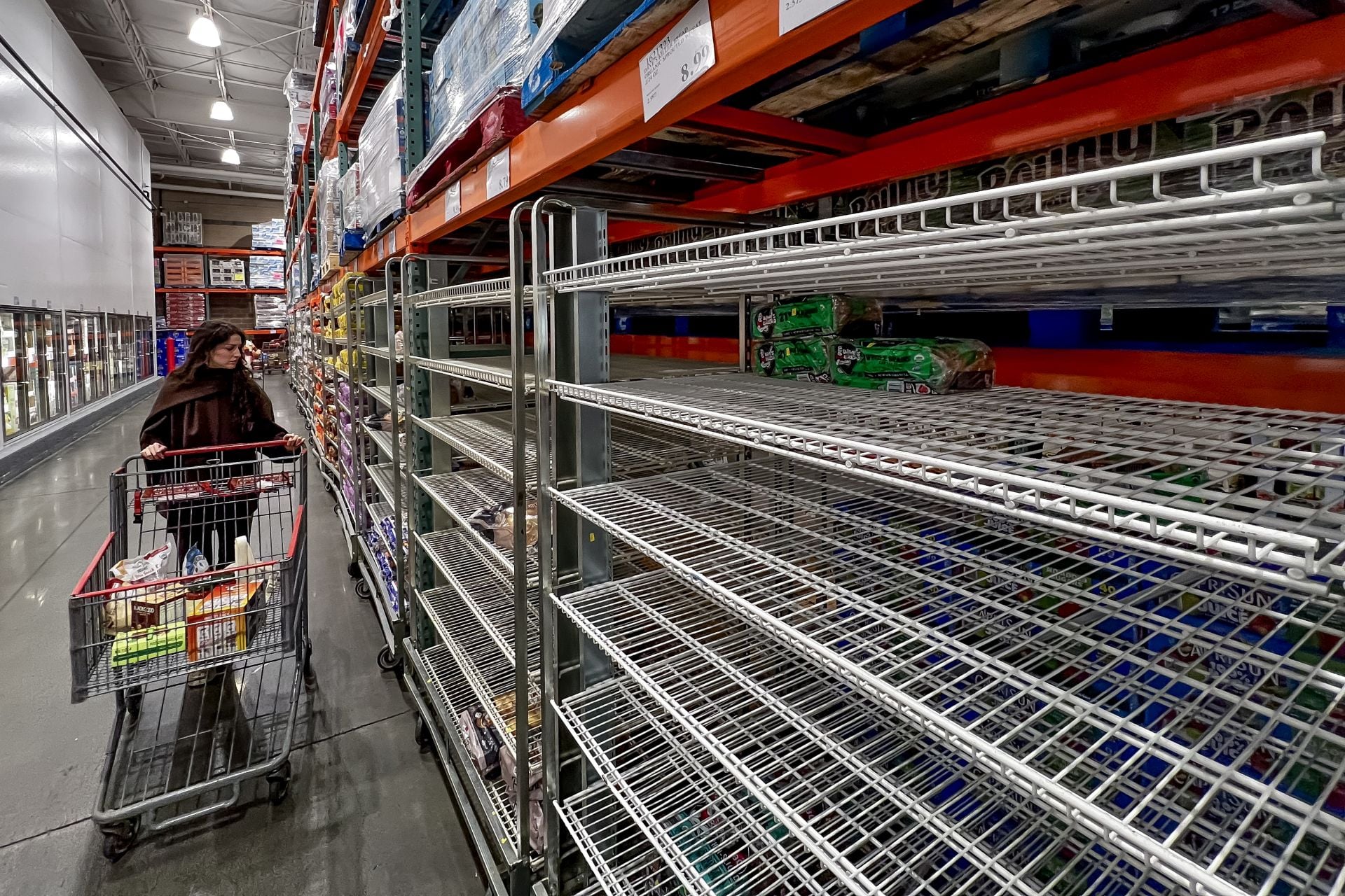 ΗΠΑ - κακοκαιρία - σούπερ μάρκετ