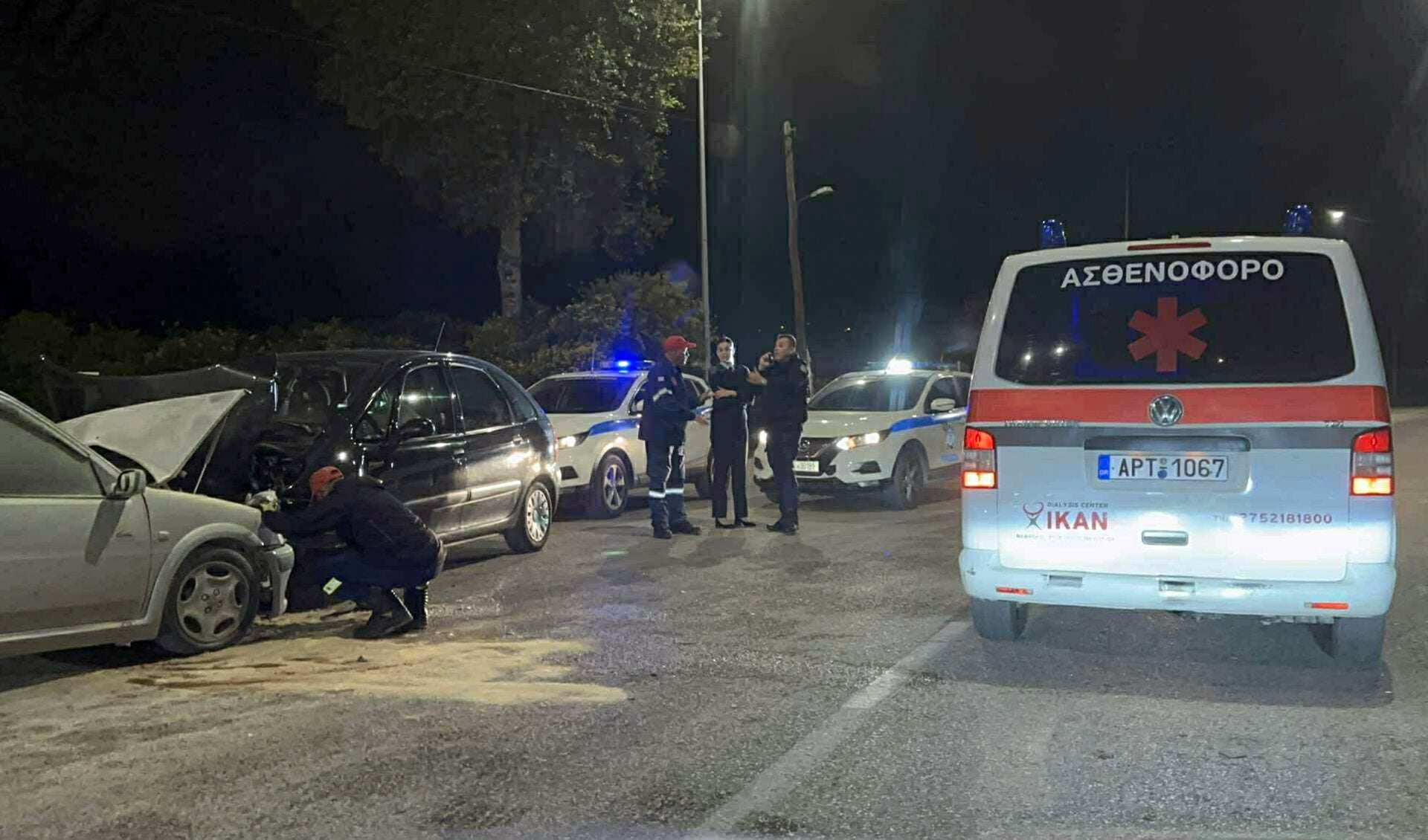 Πάτρα: Από θαύμα γλίτωσαν νεαροί μετά από ανατροπή ΙΧ