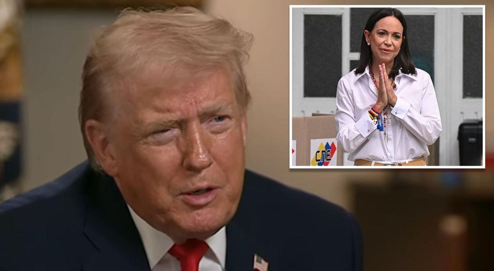 Στις ΗΠΑ την ερχόμενη εβδομάδα η Ματσάδο – «Ανυπομονώ να τη χαιρετήσω» λέει ο Τραμπ