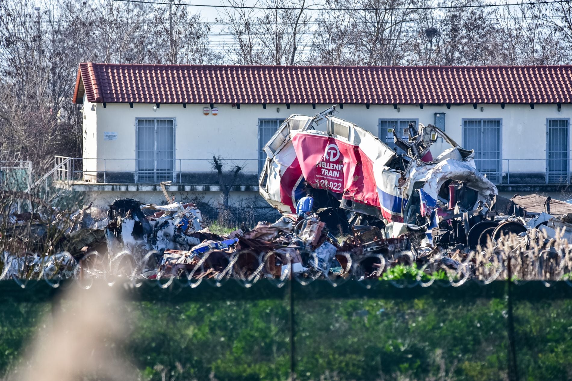 Κουλούρι, τρένο, συντρίμμια, Τέμπη, Καρυστιανού