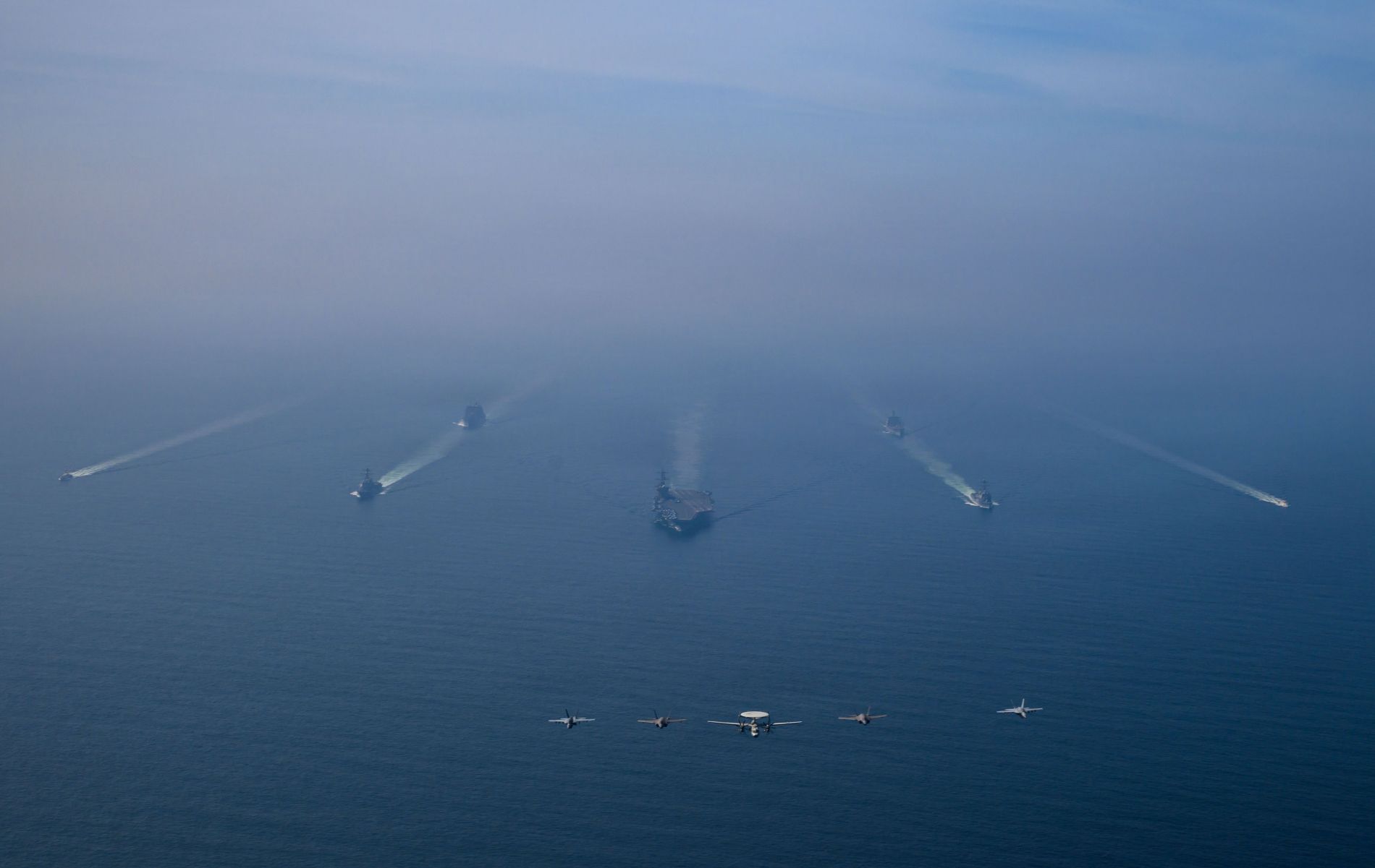 USS Abraham Lincoln, αμερικανικά πολεμικά πλοία, Ιράν