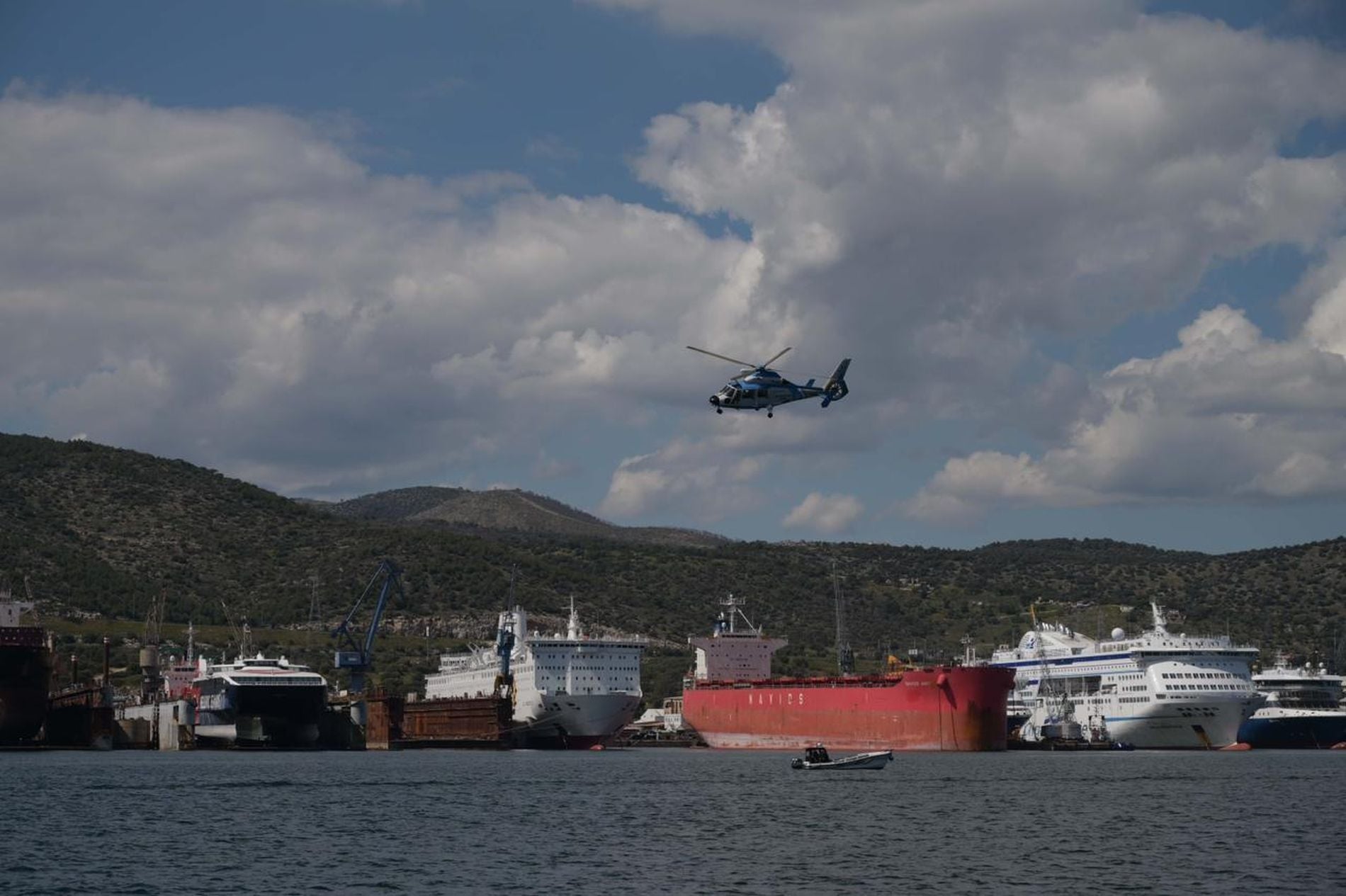 Ελευσίνα, άσκηση, Ελλάδα, λιμενικό