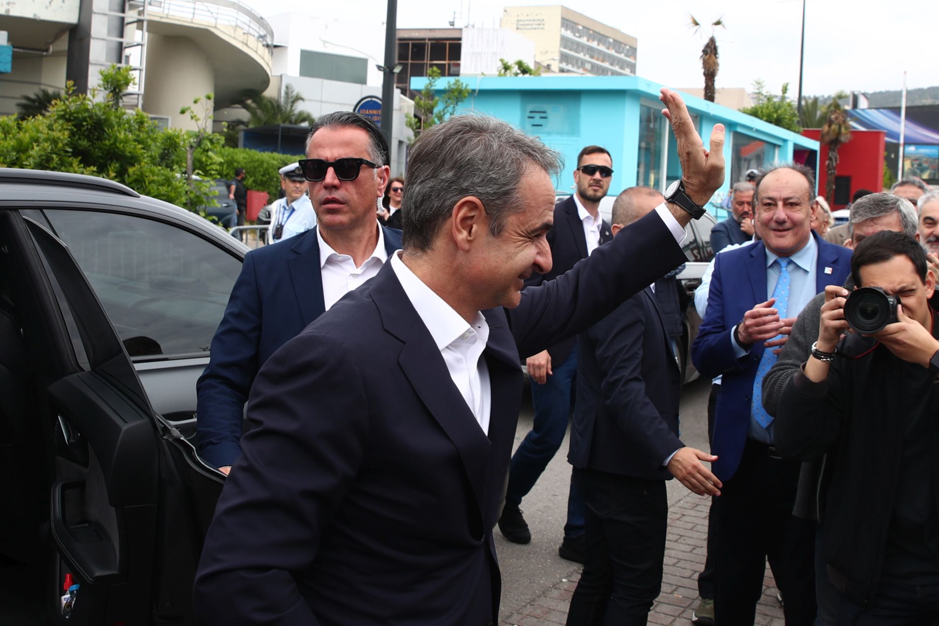 Ο Κυριάκος Μητσοτάκης στη Θεσσαλονίκη
