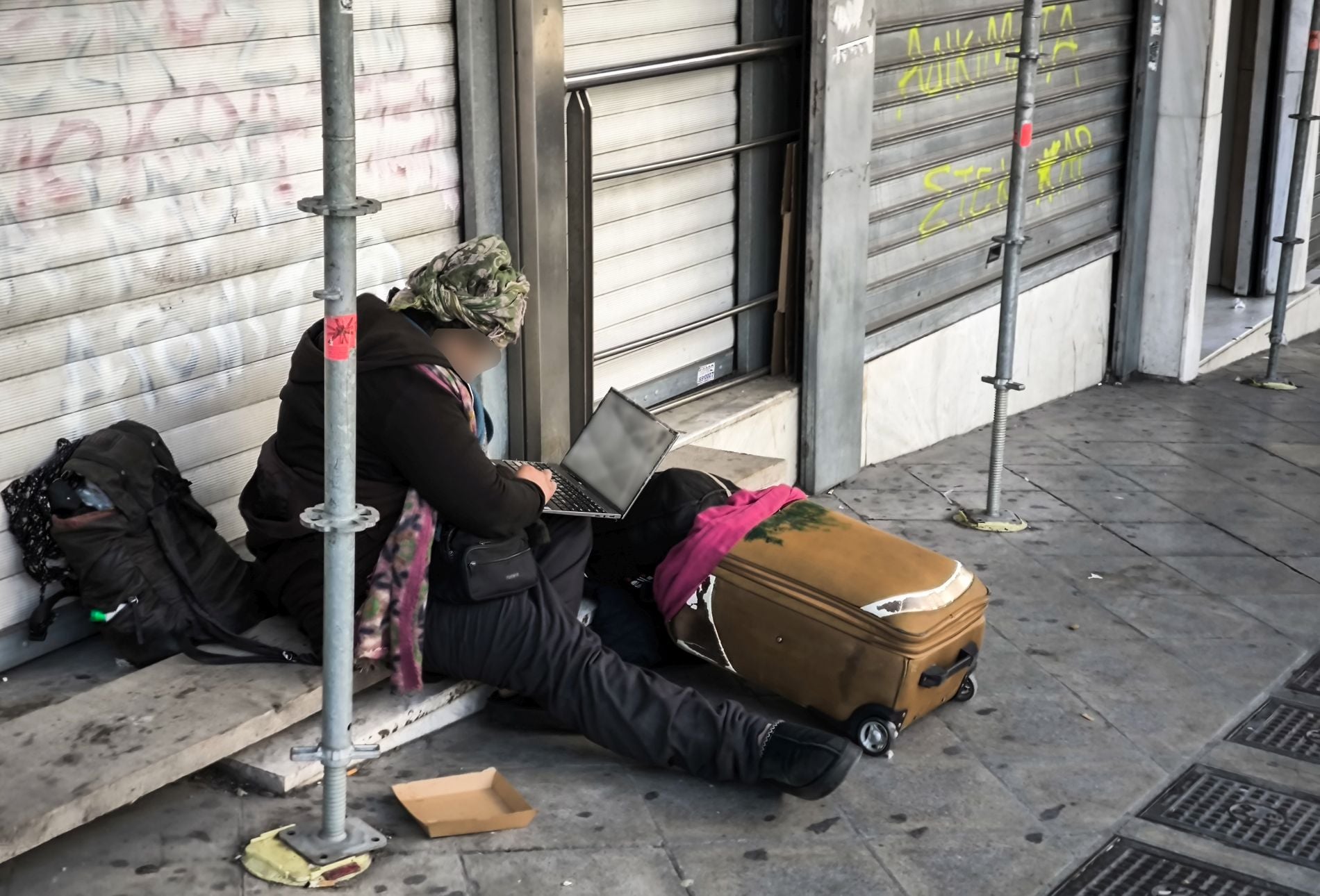 Άστεγοι, Αθήνα