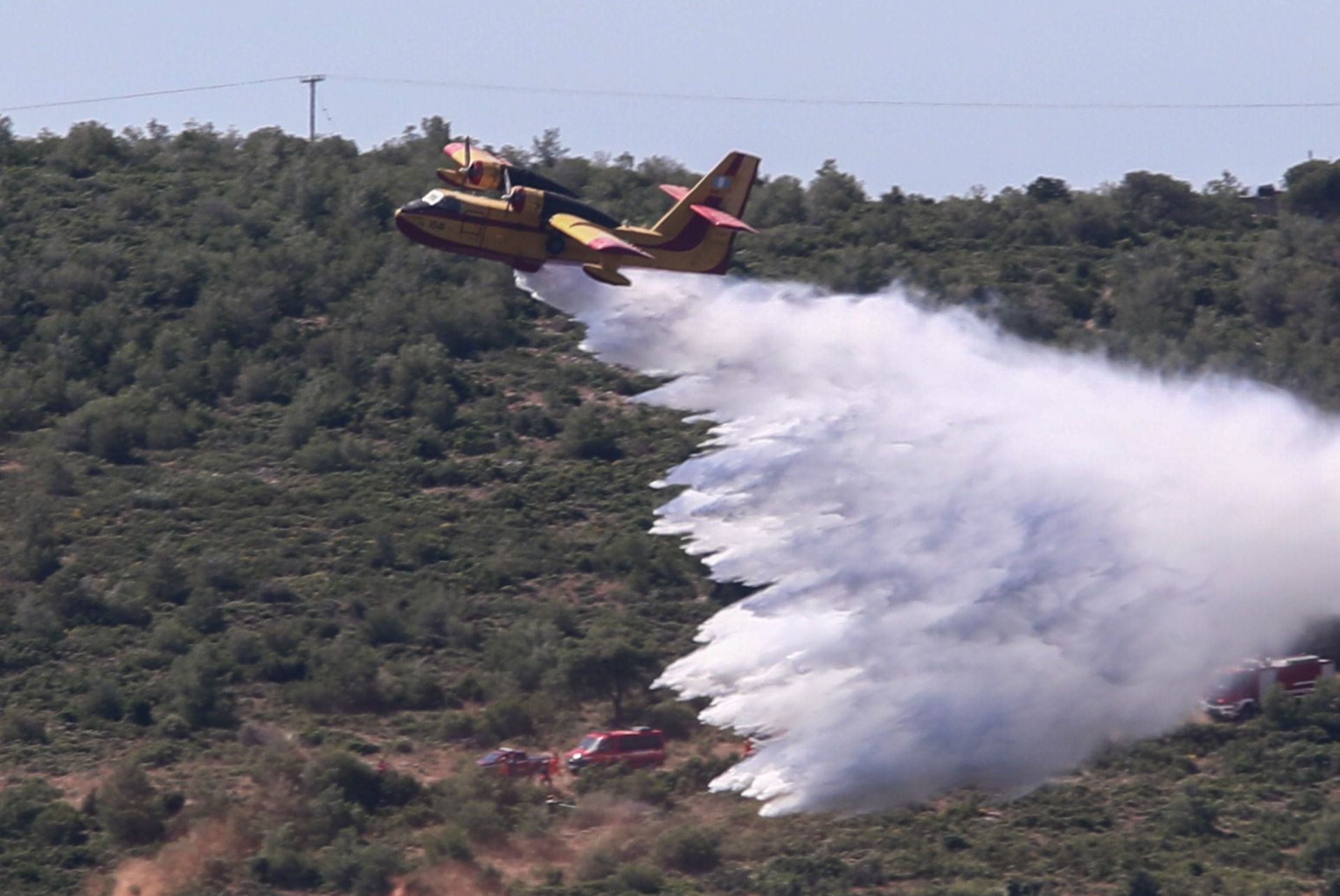 Πυρκαγιές σε Φθιώτιδα και Φάρσαλα – Επιχειρούν επίγειες και εναέριες δυνάμεις