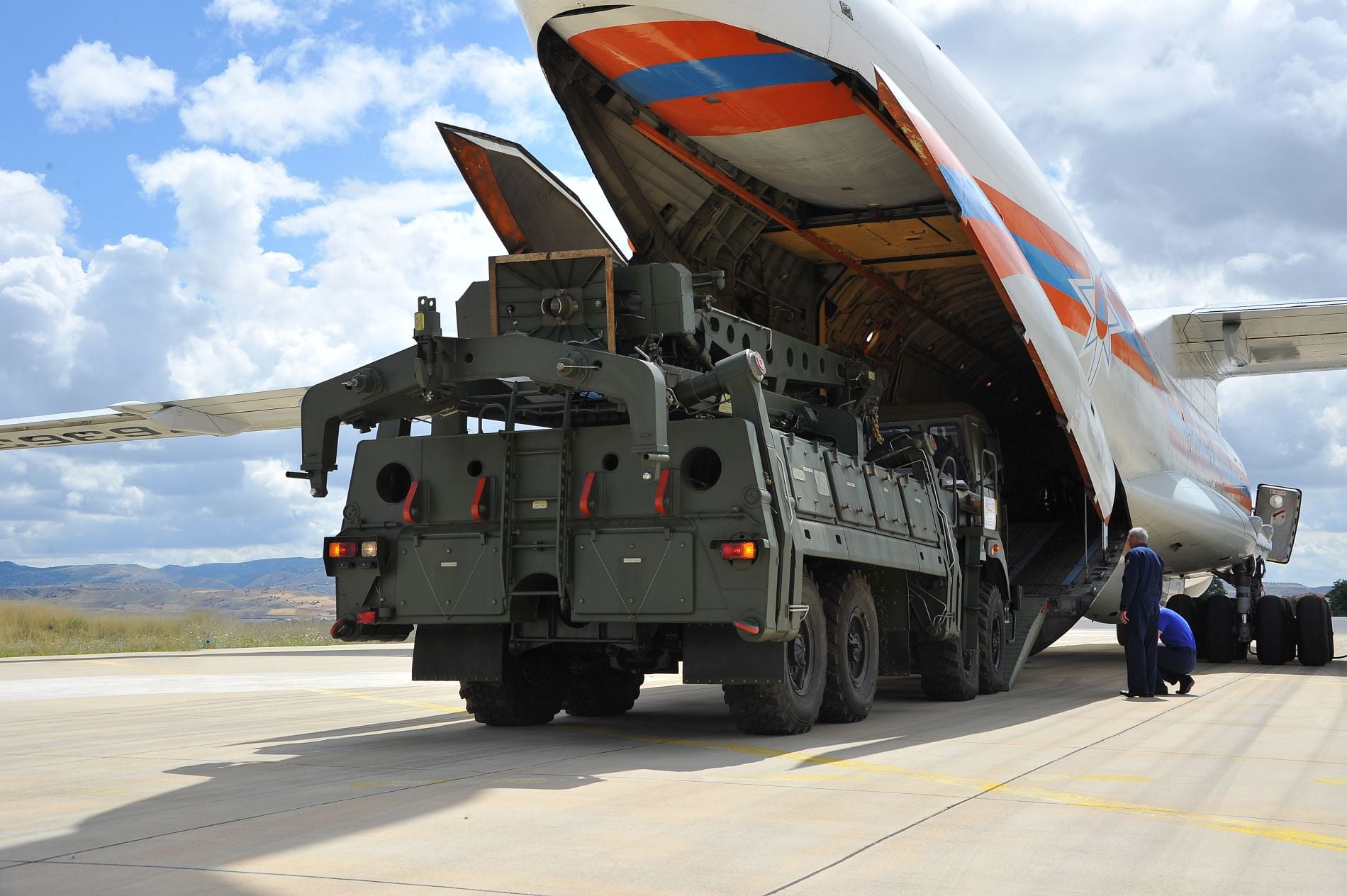 S-400, Τουρκία, ρωσικό αεροσκάφος